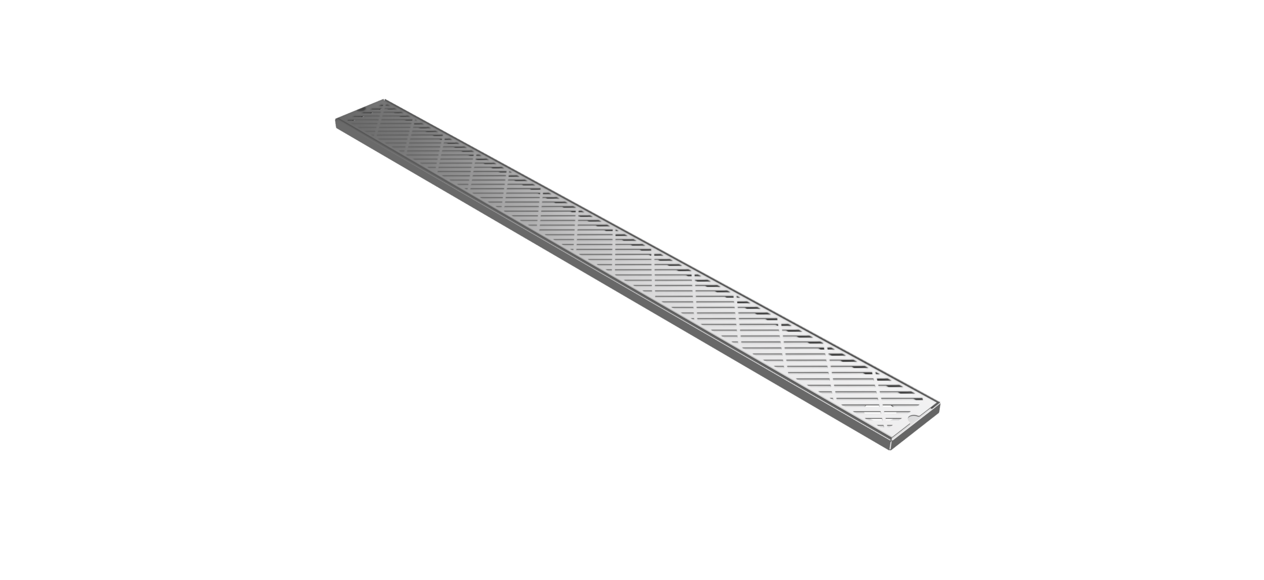 52 inch commercial stainless steel drink rail