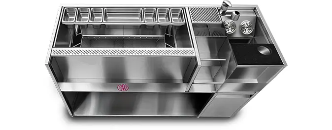 65 inch Standalone Bar Station