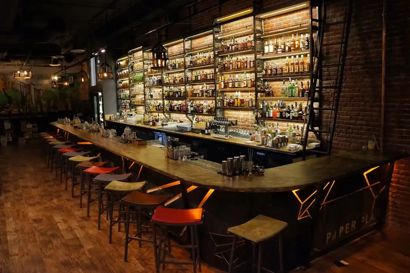 Paper Plane cocktail bar San Jose with Kobayashi station